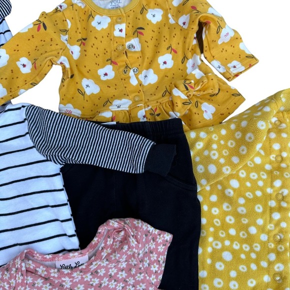 Carters Baby Clothes Bundle 3 Months Onsie Leggings Jeans Shirts8 items - Picture 4 of 13